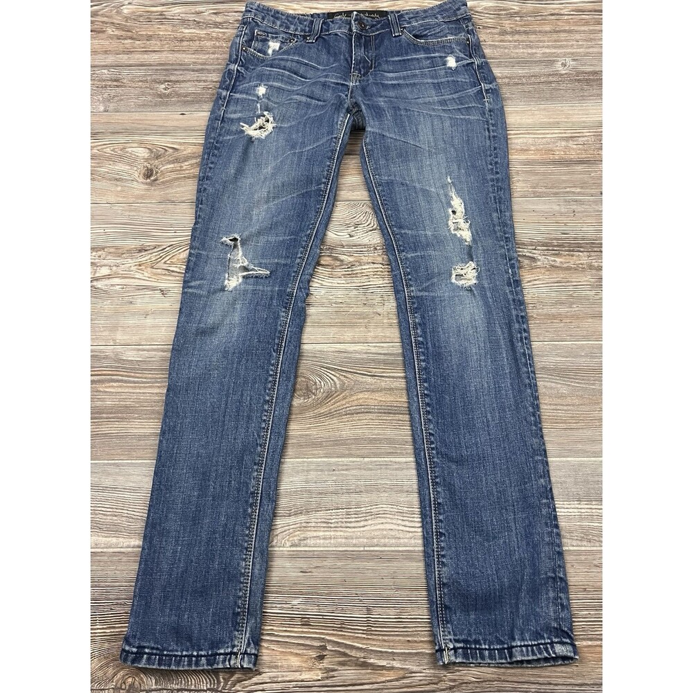 Cult Of Individuality Teaser Skinny Blue Denim Jeans Women's 32 /32 Tagged 28